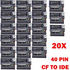 20pc Compact Flash CF to 3.5 Female 40 Pin IDE Bootable Adapter Converter Card