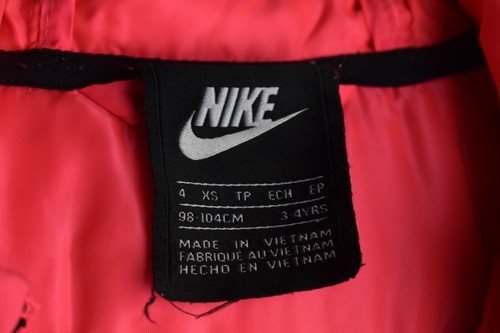 Nike Kids Girls Padded Hooded Puffer Jacket Pink Size 3/4Yrs Outdoor - Picture 4 of 8