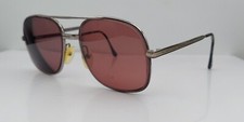 Vintage Ropco 110 Silver Pilot Metal Sunglasses Italy FRAMES ONLY