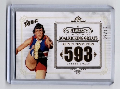 2021 Select Supremacy Goalkicking Greats - Kelvin Templeton #17/50