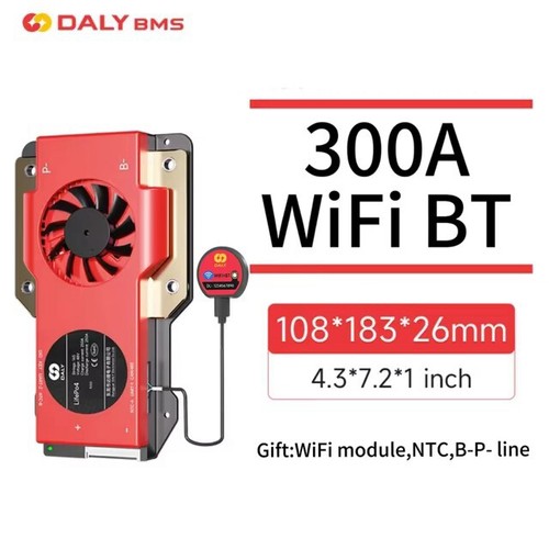 Daly Smart WIFI BMS LiFePo4 4S-20S 12V-72V 40A-500A Li-ion BMS+Wifi BT Module - Bild 21 von 32