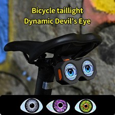 Bicycle Devil Eye Light Tail Light Devil's Eyes Waterproof Bike Lights for I7E4