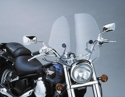 Slipstreamer SS-10-C-1 SS-10 Viper Windshield with 1in. Clamp - Clear Clear