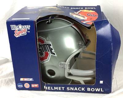 VTG OHIO STATE BUCKEYES FULL SIZE SNACK HELMET WINCRAFT Complete NEW Damaged Box