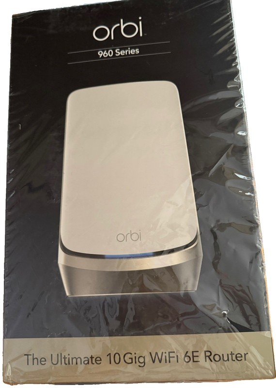 Netgear Orbi RBRE960 AXE11000 Quad-Band WiFi 6E Router – Standalone Unit