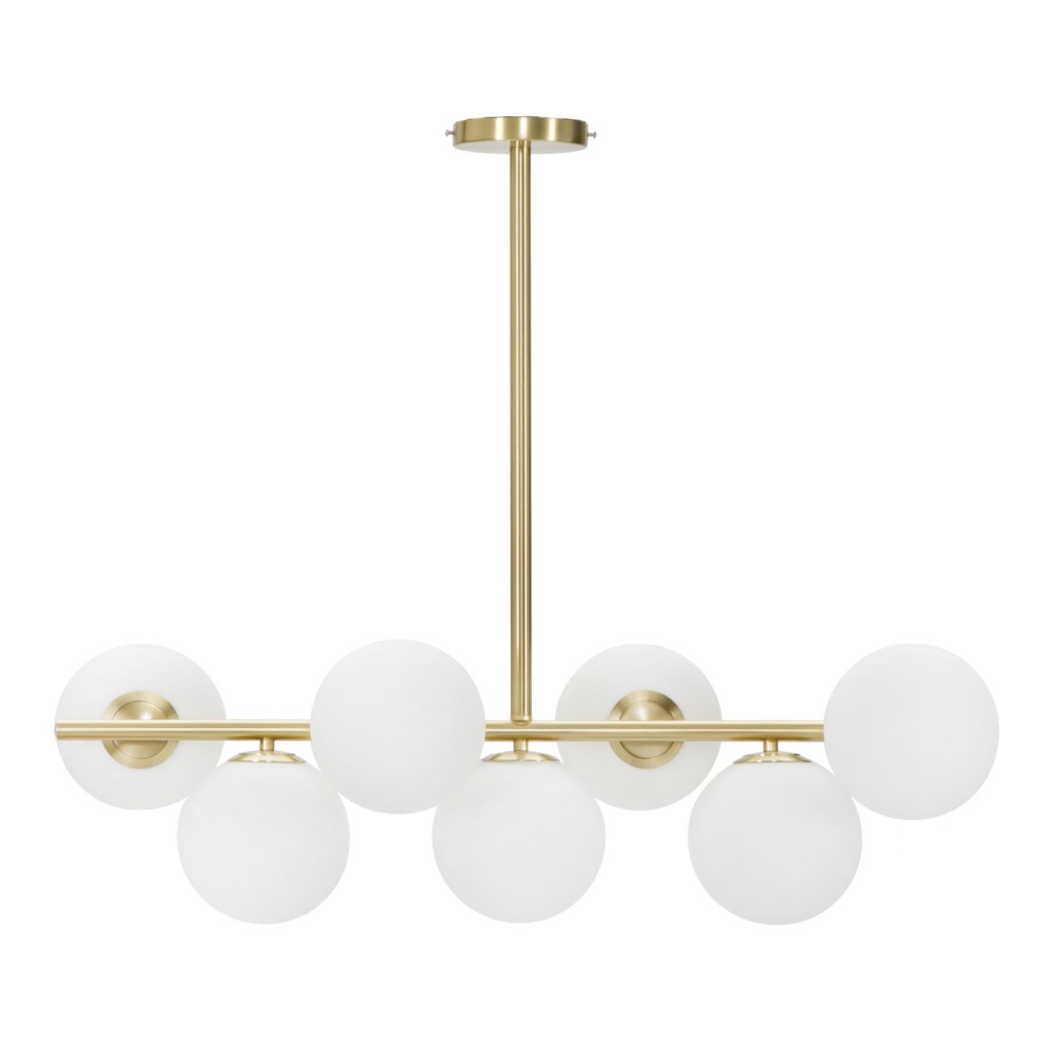 Lampe Suspension 7 Sphères anti-éblouissement Luminaire Grand Salon