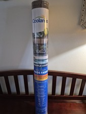 COOLAROO HEAVY DUTY PEOPLE COVER SHADE FABRIC 6'X15' COFFEE