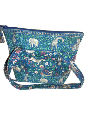 Vera Bradley Petite Villager Animal Kingdom Shoulder Bag Made in USA Vintage