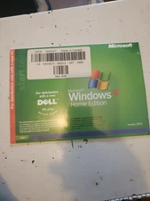 Microsoft Windows XP Home Edition Version 2002 for Dell PC Reinstall CD New Seal