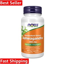 NOW Supplements, Ashwagandha Withania somnifera 450 mg Standardized Extract, ...
