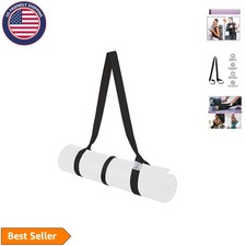 Heavy Duty Adjustable Yoga Mat Carrier Strap with Locking Friction - 73 Inch for
