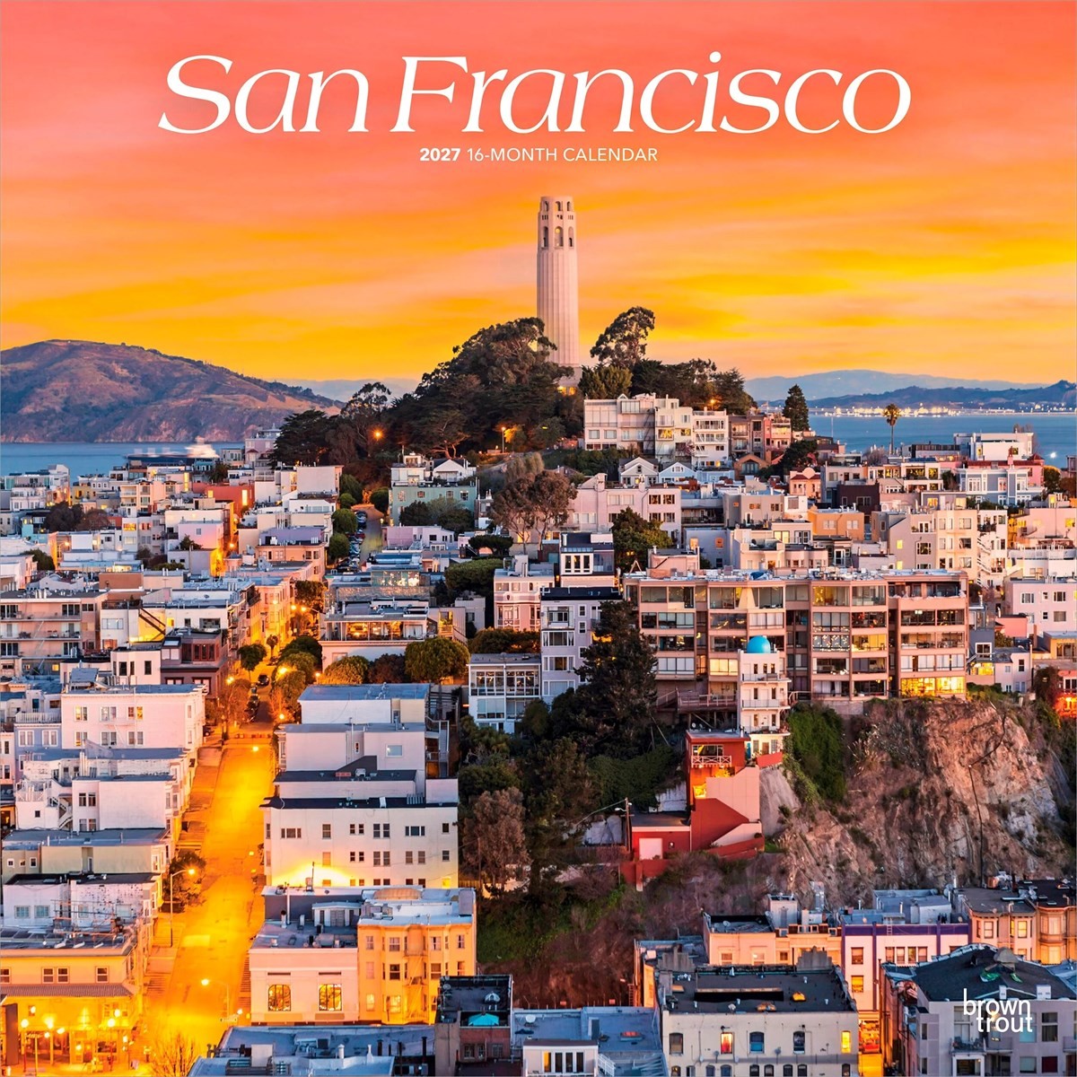 San Francisco 2027 12 X 24 Inch (Hanging) Monthly Square Wall... - 9798330714483 - Image 3