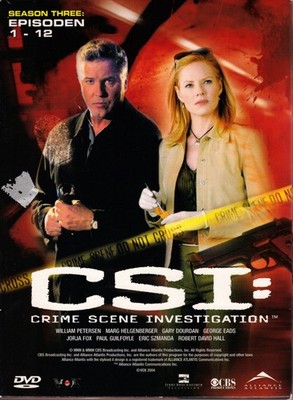 DVD - CSI : Crime Scene Investigation Season 3 Episode 1 - 12 (3 DVD's)