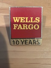 Wells Fargo 10 Years Service Award Pin