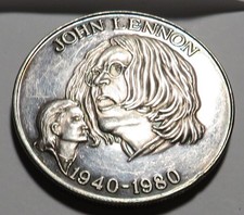 John Lennon Imagine Comm .999 Fine Silver  RARE Edition