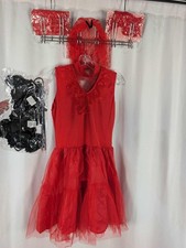 Red Adult Bride Costume Women's Size Large