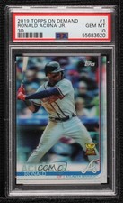 2019 Topps On Demand 3D /540 Ronald Acuna Jr #1 PSA 10 GEM MT v9t