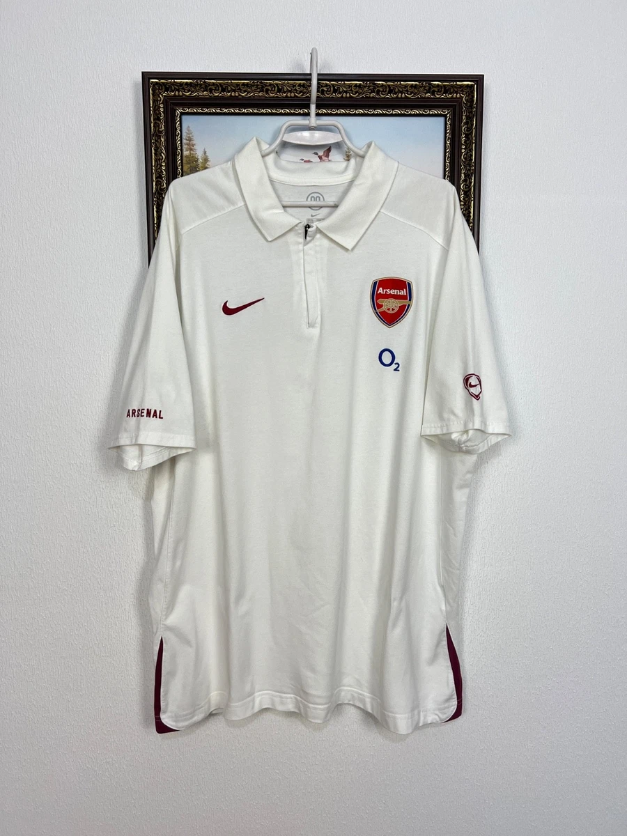Nike Arsenal White International Club Soccer Fan Apparel and