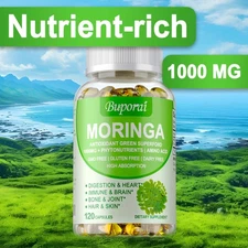 Moringa Capsules - Prevent and Reduce Painful Symptoms, Inflammatory Health