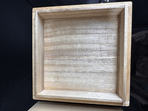 VTG Japanese Wooden Storage Box PAULOWNIA BOX W/ Lid 8.5"x5.5" Tall SIGNED - Picture 18 of 23