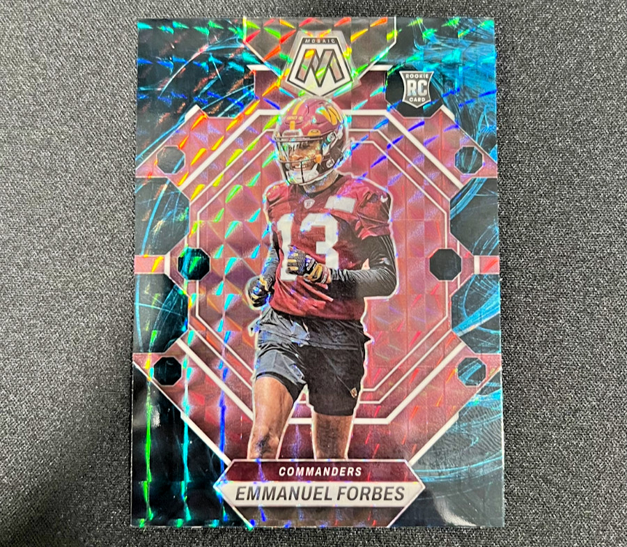 2023 Panini Mosaic Genesis Emmanuel Forbes #319 Rookie Card RC SP