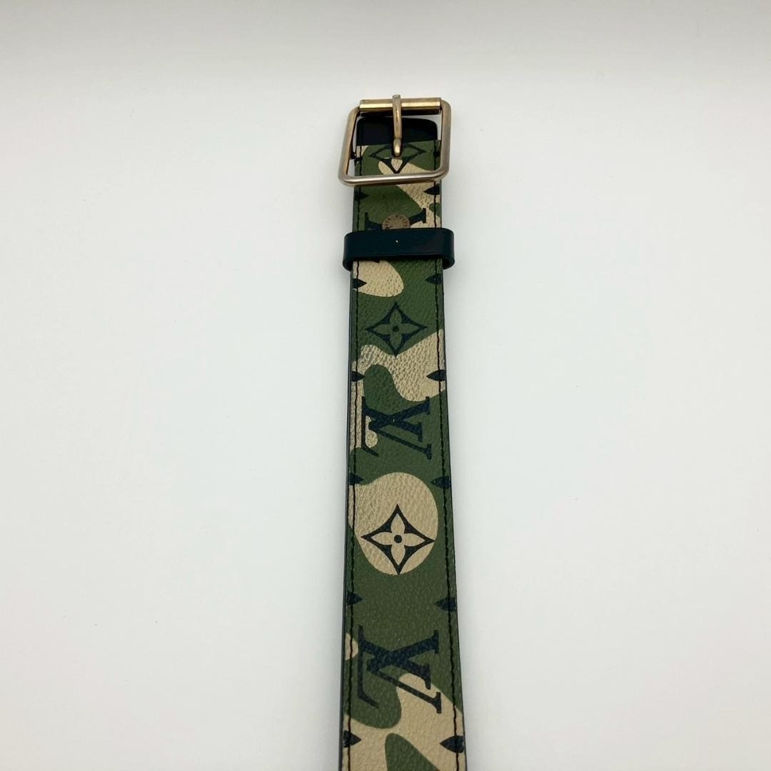 Rare Louis Vuitton Ceinture Monogramouflage 90 Takashi Murakami Collaboration image 3