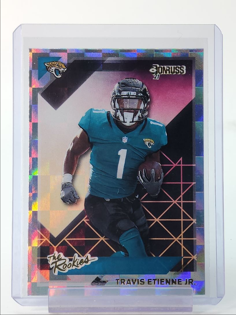 TRAVIS ETIENNE JR. 2021 DONRUSS THE ROOKIES FOOTBALL JAGUARS RC Q3573