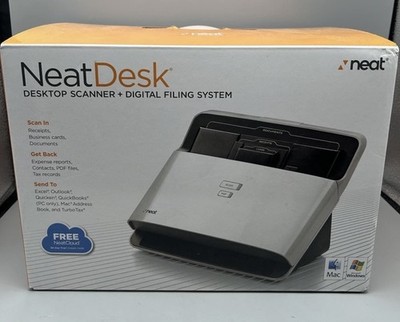 Neat Desk (ND-1000) Desktop Scanner Digital Filing System - Black