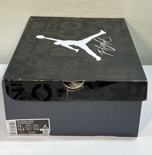 Nike Air Jordan 4 Fear Retro Jordan IV AJ4 Fear Para hombres 2024 NUEVO FQ8138-002 Talla 14 - Imagen 9 de 9