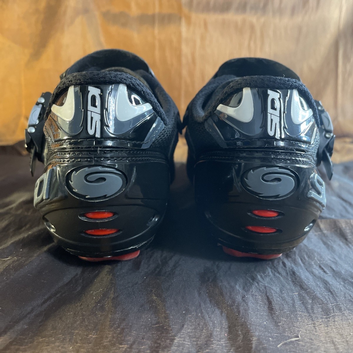 Sidi Genius 7 Mega Shadow Black Carbon - Road Cycling Shoe - EU 41