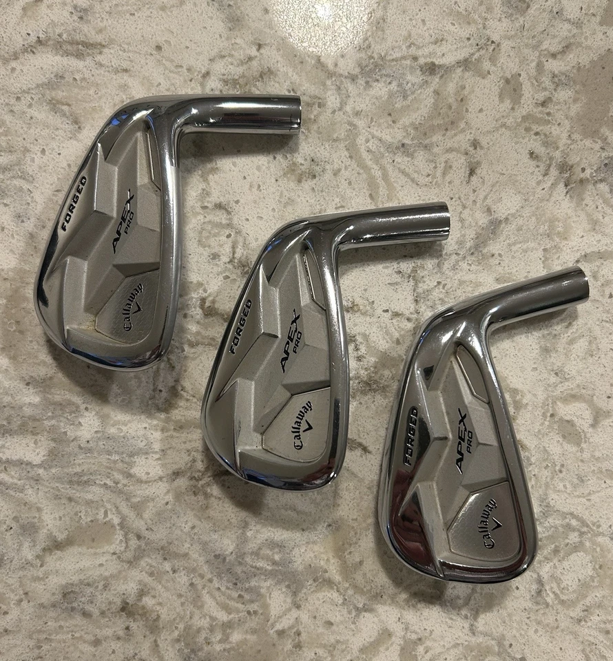 Callaway Apex Pro 19 Iron Heads - 7, 8, 9 Iron Heads Only - Image 2 of 4