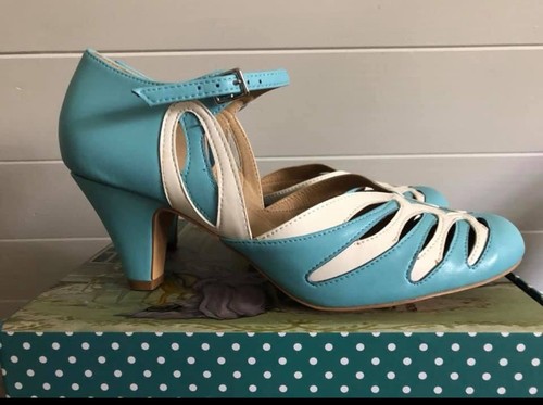 Kitten D’Amour blue tap dance shoes - Picture 4 of 5