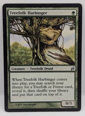 Treefolk Harbinger Lorwyn Regular LP MTG