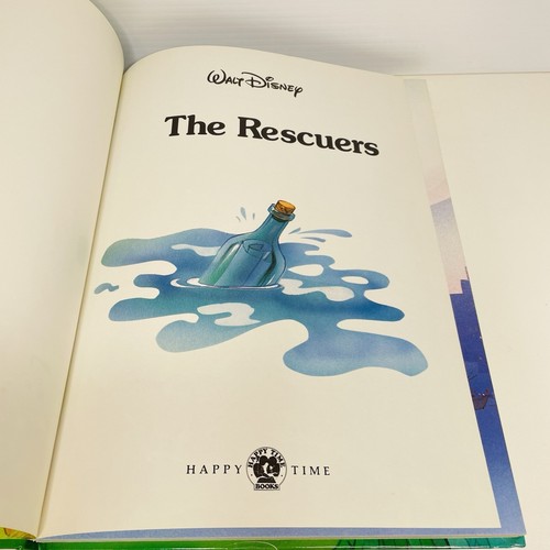 The Rescuers & Rescuers Downunder Walt Disney Classics VTG Happy Time Book x2 - Picture 6 of 24