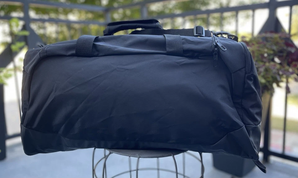 Bolso de Lona Adidas Defender 5 Grande Negro Nuevo con Etiquetas Foto 4 de 4