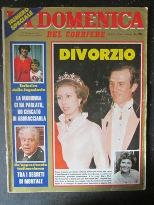 SONNTAG KURIER 39 1981 MONTALE LADY DIANA MARADONA BRANDUARDI [C25D-2]