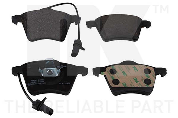 Nk Bremsbelagsatz Scheibenbremse 224763 FüR Ford Seat Vw Alhambra Sharan Galaxy-image