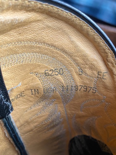 Bottes Tony Lama homme 9 EE bicolore éléphant cuir de vache en relief western - Photo 10/10