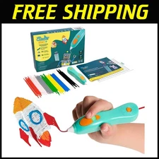 Start 3D Pen Set with Extra Plastics & Stencils