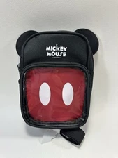 Disney’s Mickey Mouse Small Crossbody Bag Bio World Merch Clear Front Pouch