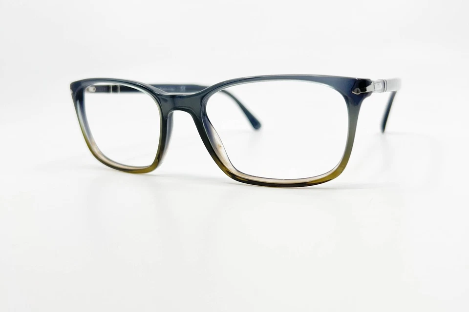 Monturas de gafas Persol PO3189V 1012 para hombre transparentes grises verdes 53-18-145 Foto 2 de 4