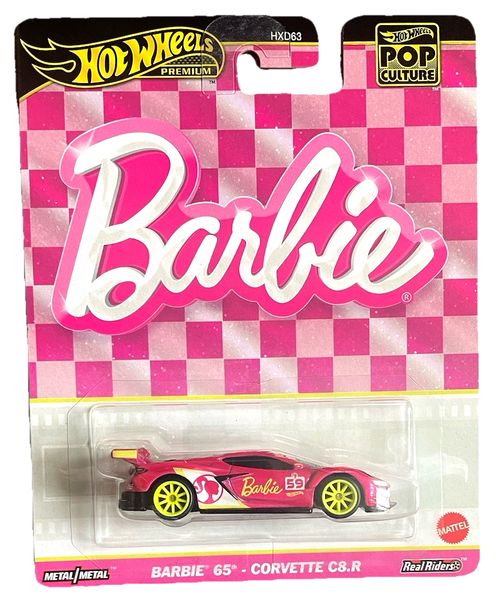 Hot Wheels Chevrolet Corvette C8 R Barbie 65Th 1:64 Modellauto Spielzeug Pop Ovp-image