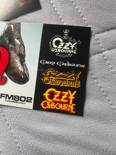 Ozzy Osbourne Japan FROM SABBATH to SALVATION Mini-Poster (Bonus Promo Sticker) - Bild 5 von 5