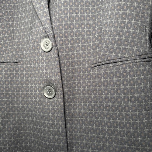 Giacca Blazer Express Donna TG 4 Grigio Nero Carriera Lavoro Ufficio Cropped Sartoriale - Foto 3 di 6