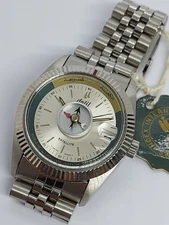 NOS Vintage 1980 Dalil Satellite Islamic Arabic Automatic Men's Watch Swiss ⌚️