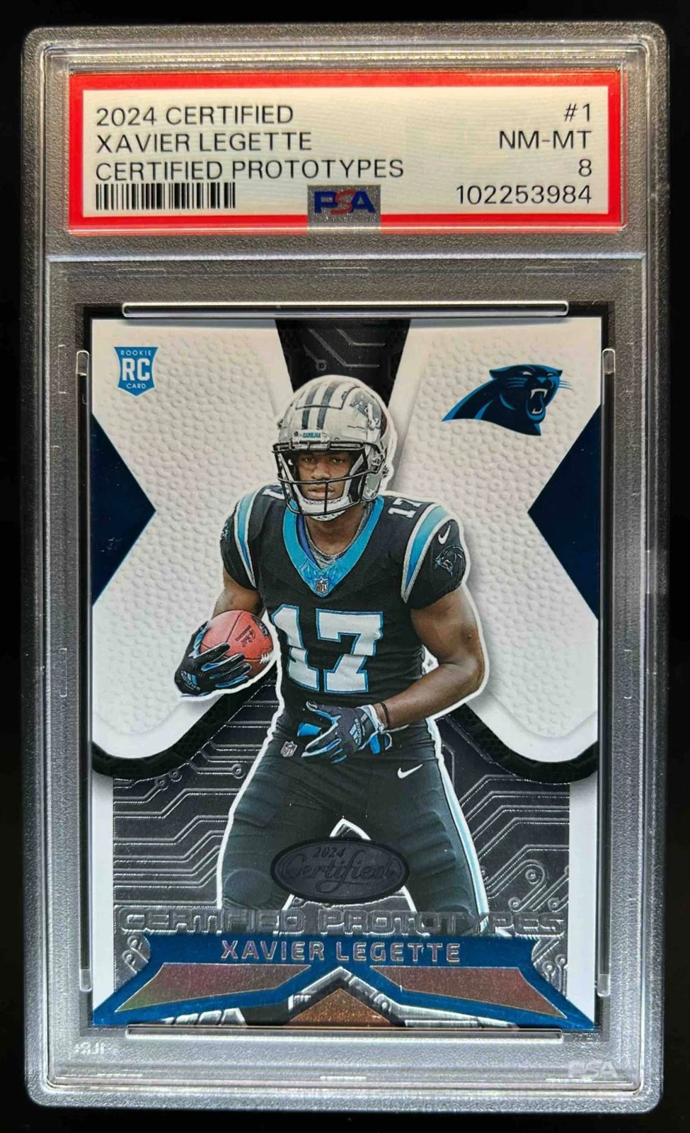 Xavier Legette Panini Certified Certified Prototypes #1 Base