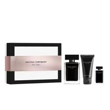 Image of Narciso Rodriguez For Her EDT 50ml + Body Lotion 50ml + EDT 7.5ml Gift Set