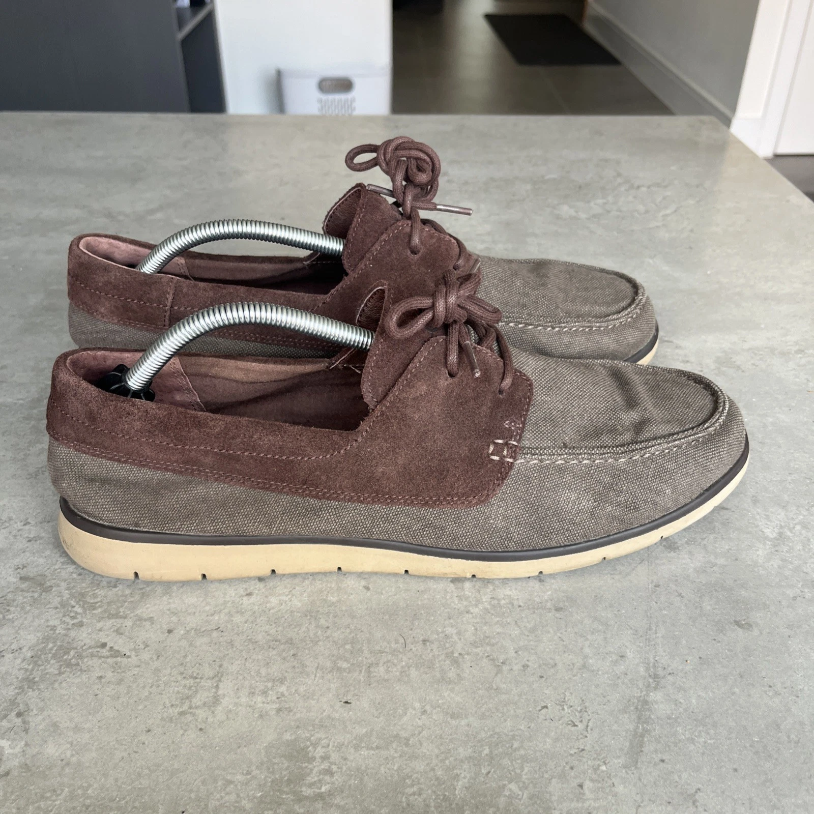 Mocassini UGG Uomo Catton Tela Imperiale UK11 Marrone