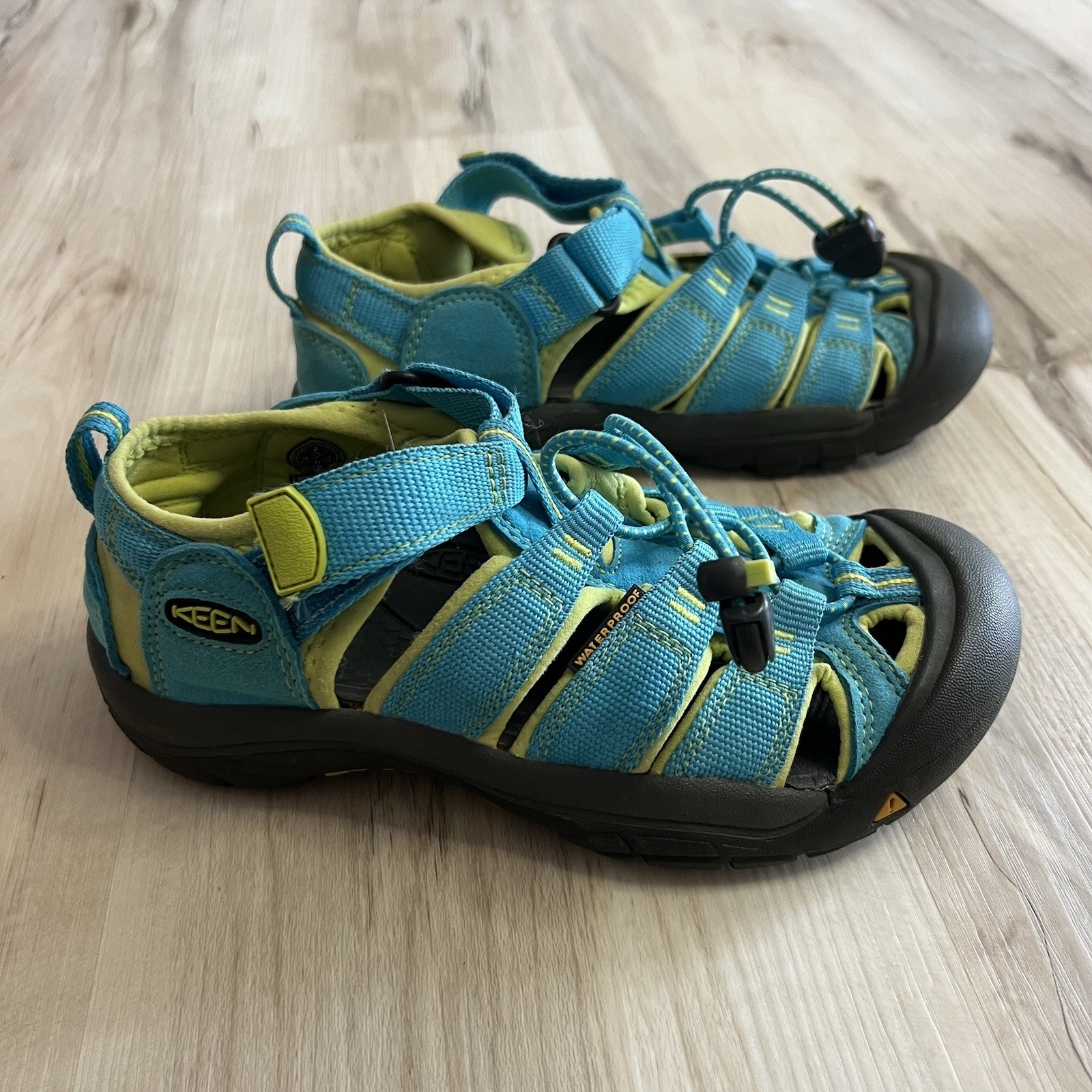 KEEN Youth Newport sandalo scarpa da trekking impermeabile 1012314 blu acqua verde taglia 2
