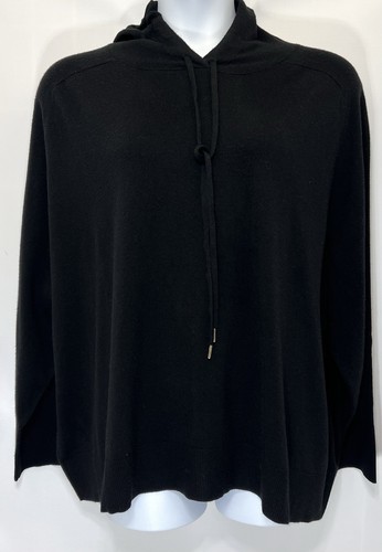 Free Assembly Women's Plus Black Cozy Yarn L/S Hoodie Sweater Sz: 4X NWT - Picture 4 of 9